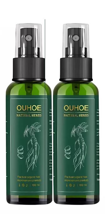 🌿 Spray para Crecer tu Cabello OUHOE ✨ X2