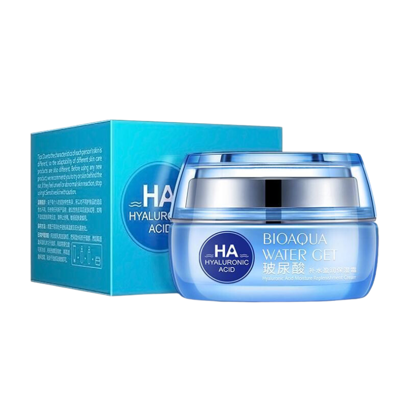BIOAQUA CONTORNO DE OJOS+ CREMA FACIAL DE ACIDO HIALURONICO+ ENVIO GRATIS
