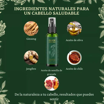 🌿 Spray para Crecer tu Cabello OUHOE ✨ X2